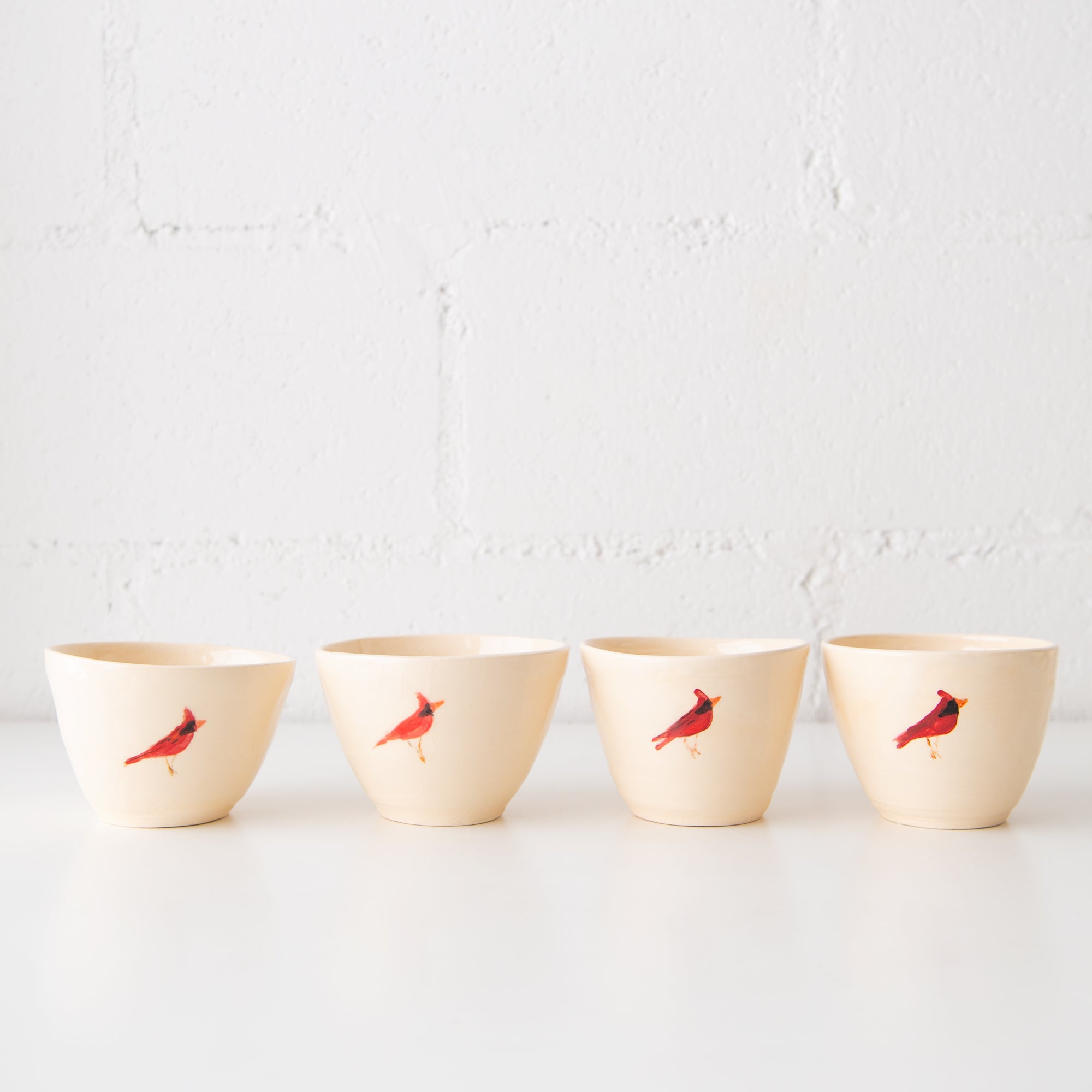 Red Bird Cereal Bowl, from Tivoli Tile Works - Image 2