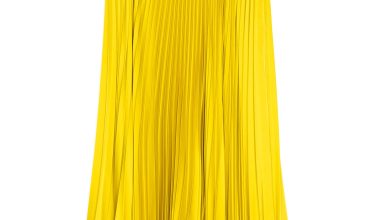 Benedetto Midi Skirt in Chartreuse, from Loyd Ford