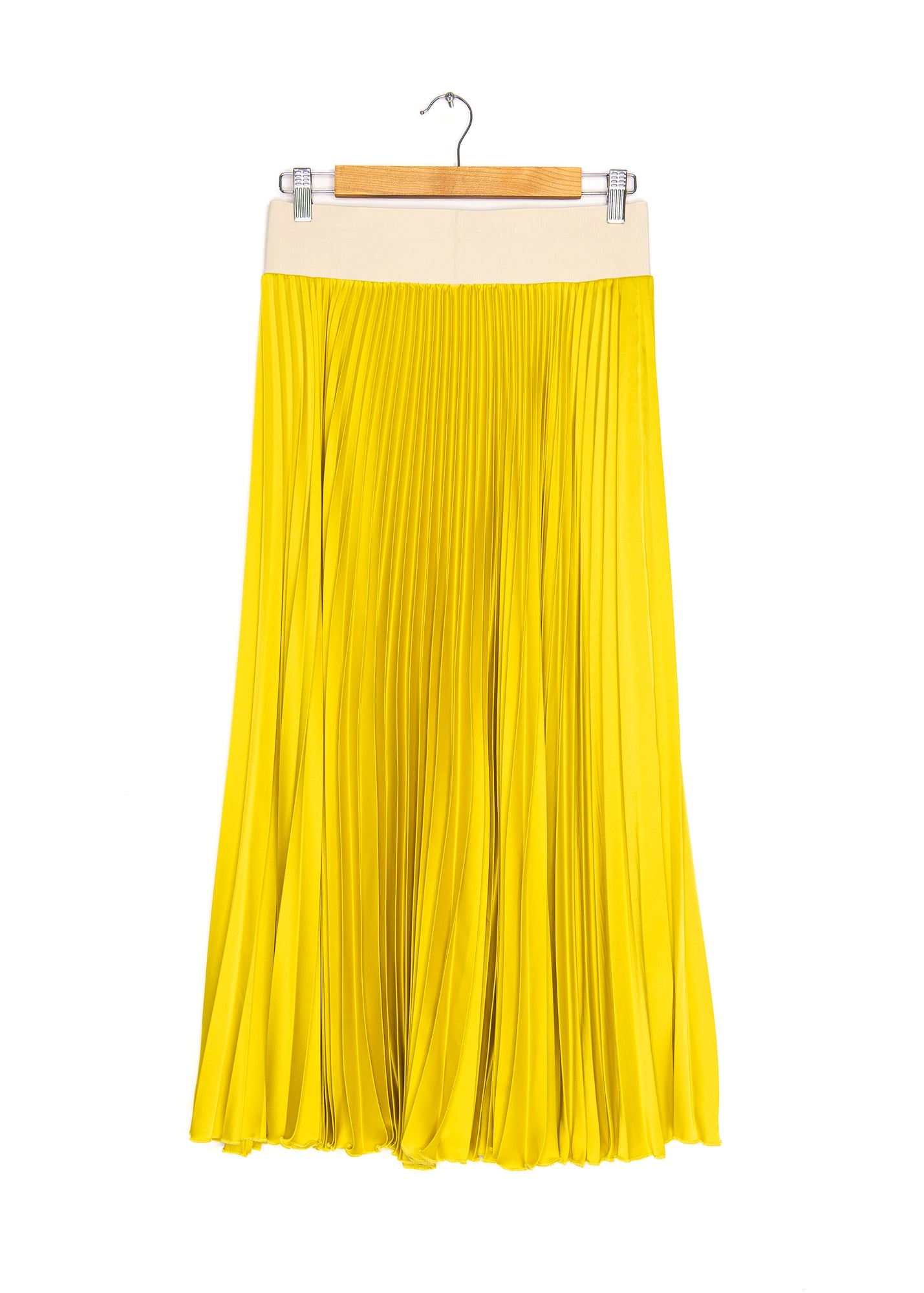 Benedetto Midi Skirt in Chartreuse, from Loyd Ford - Image 2