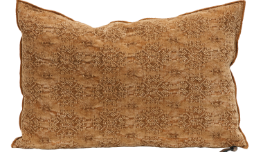 Kilim Jacquard Terracotta Pillow 16x24, from Maison De Vacances
