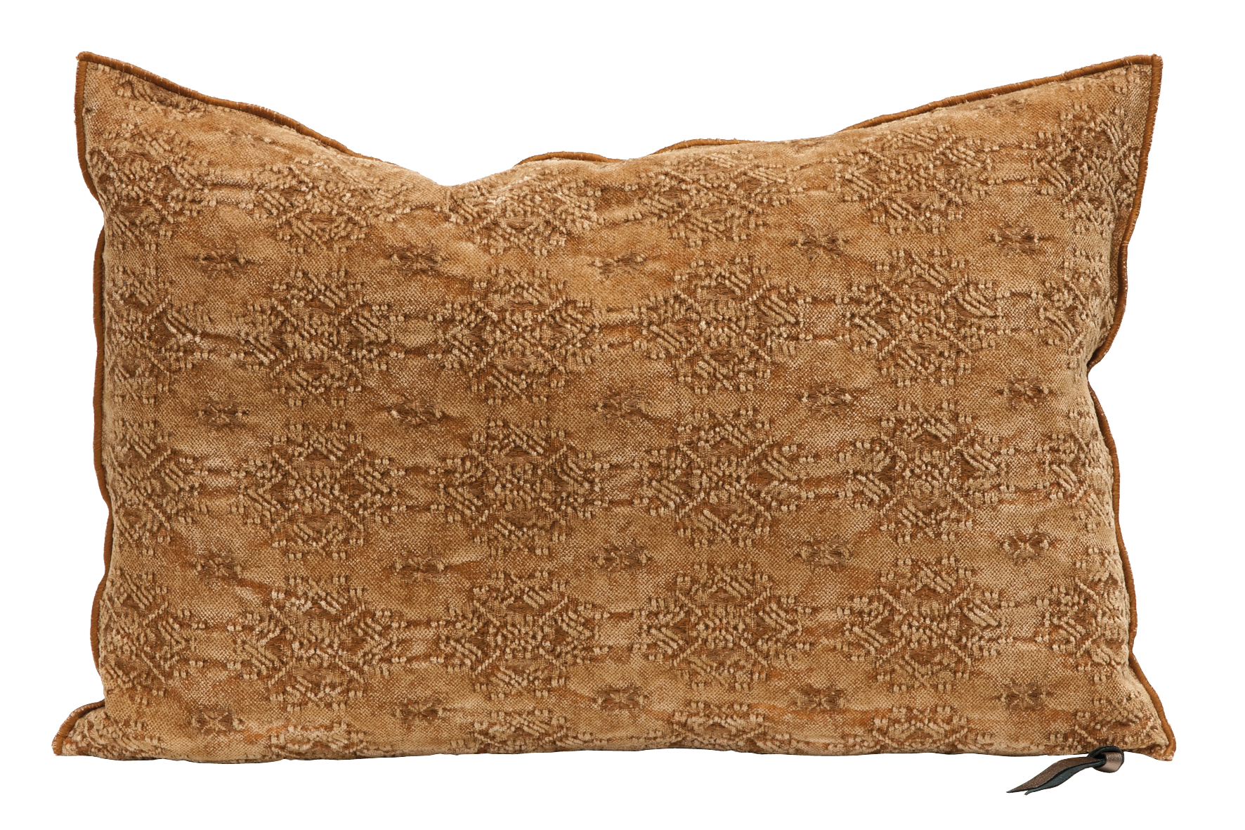 Kilim Jacquard Terracotta Pillow 16x24, from Maison De Vacances