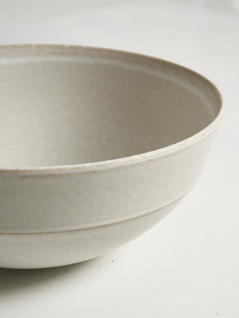 Pillar Deep Serving Bowl in Oat, from Standard Affair - Image 4