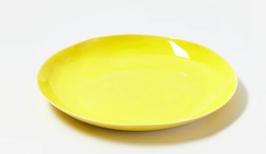 Dinner Plate in Yellow, from Davistudio
