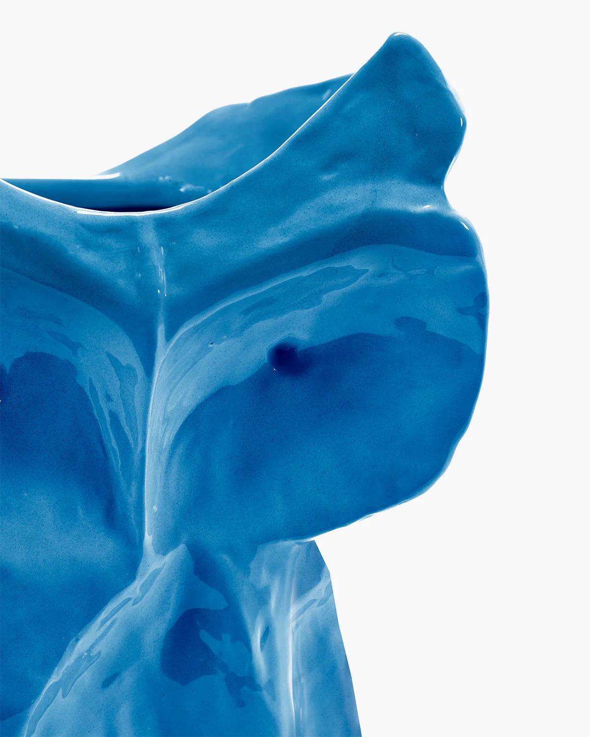 Small Owl Vase in Blue After - Image 3