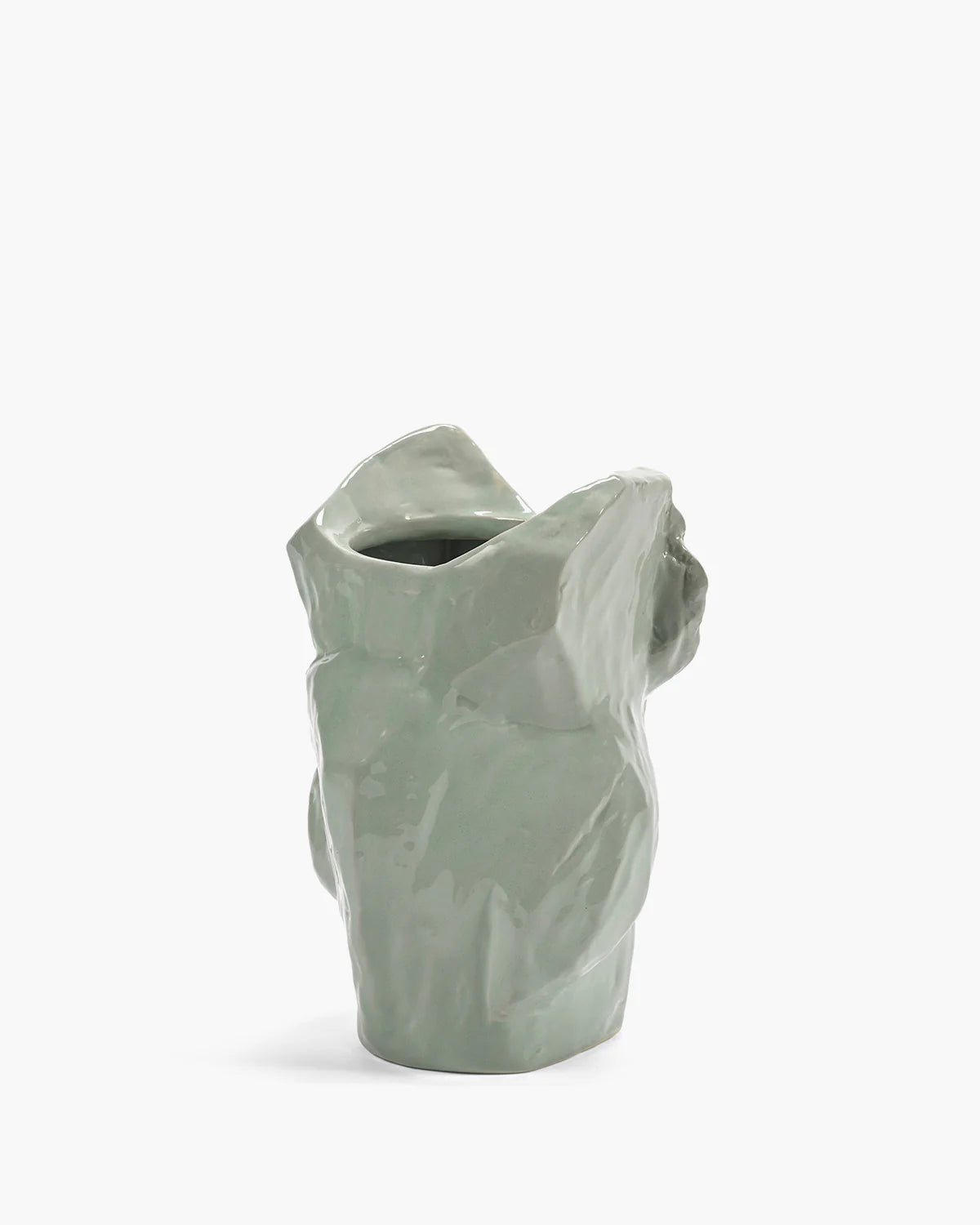 Small Owl Vase in Light Blue - Image 2