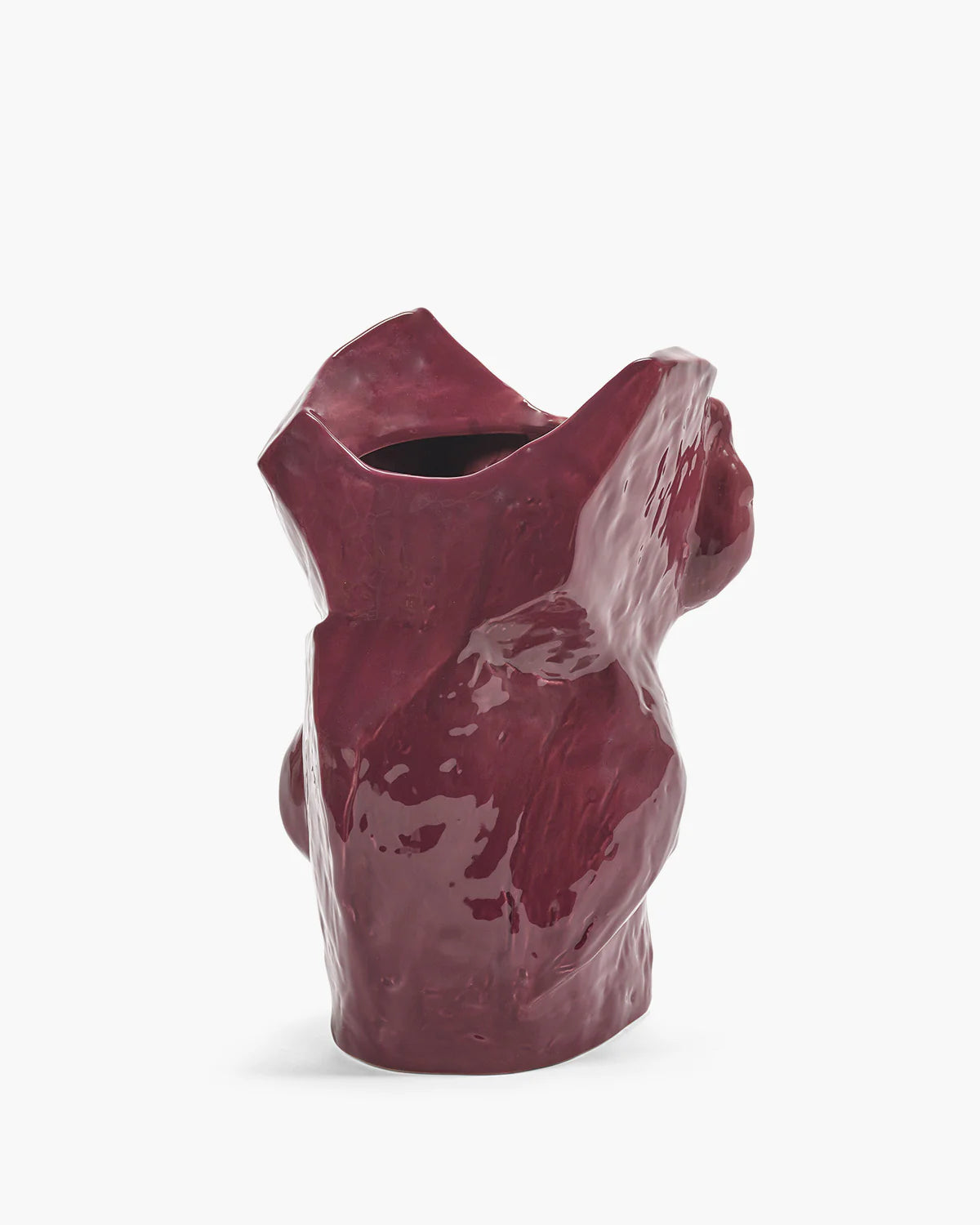 Large Owl Vases in Aubergine - Image 2