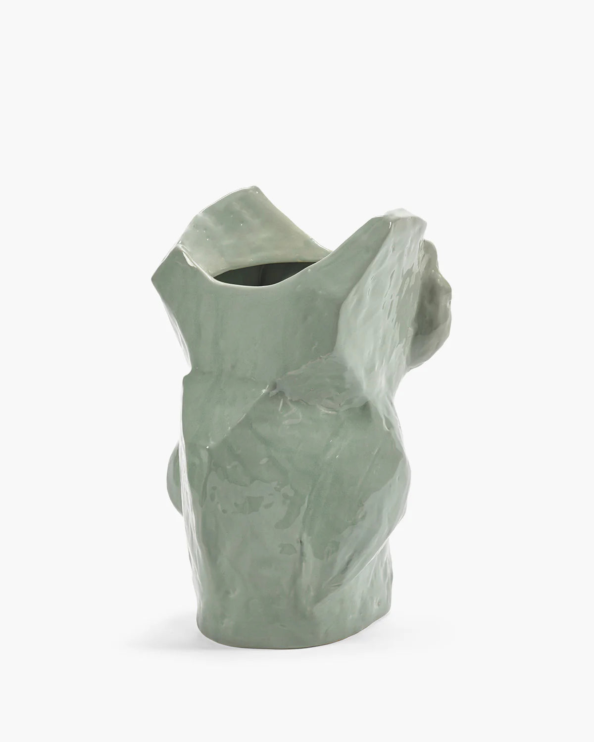 Large Owl Vase in Light Blue - Image 2
