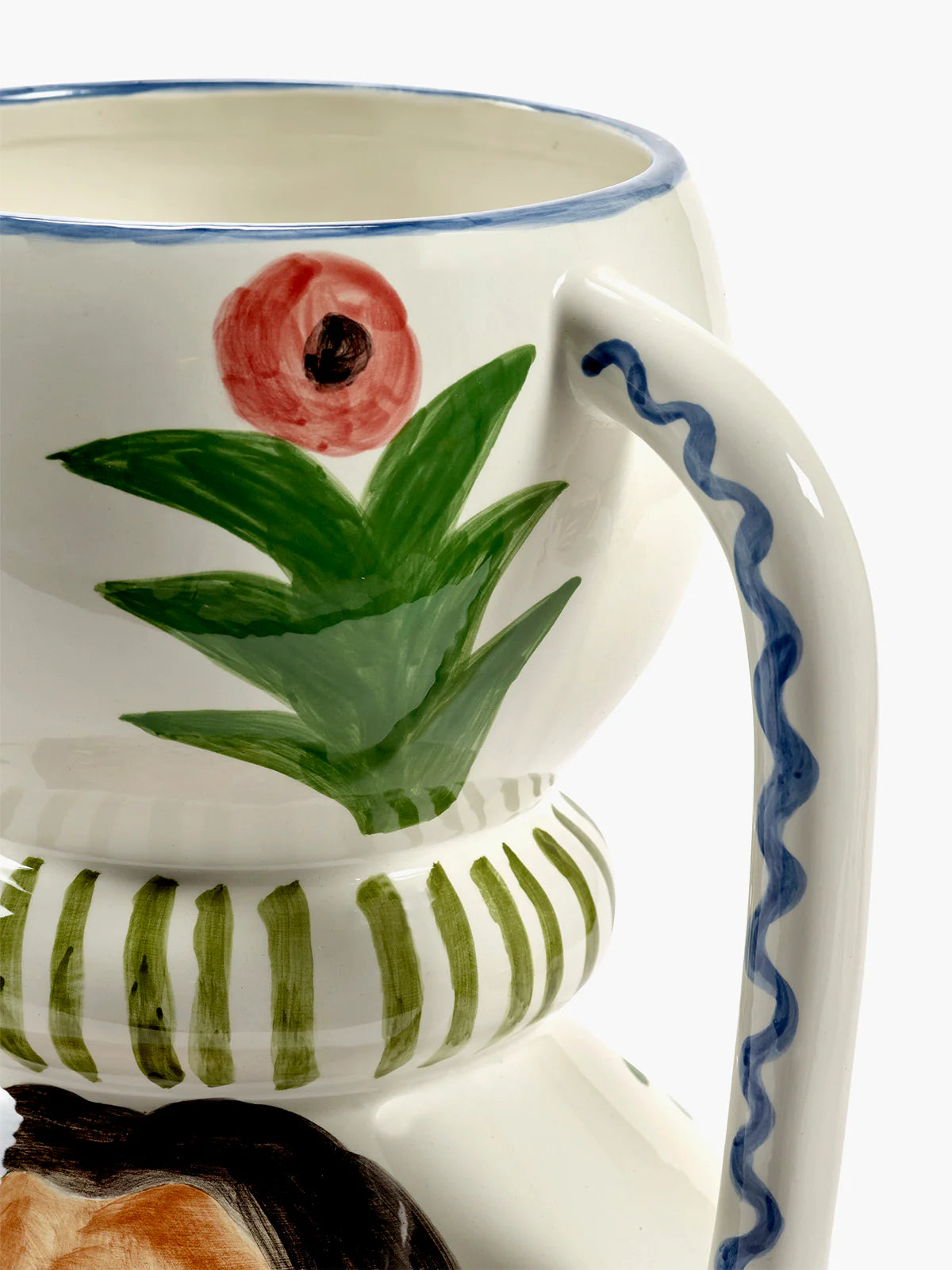 Hand Painted Mamey Vase - Image 4