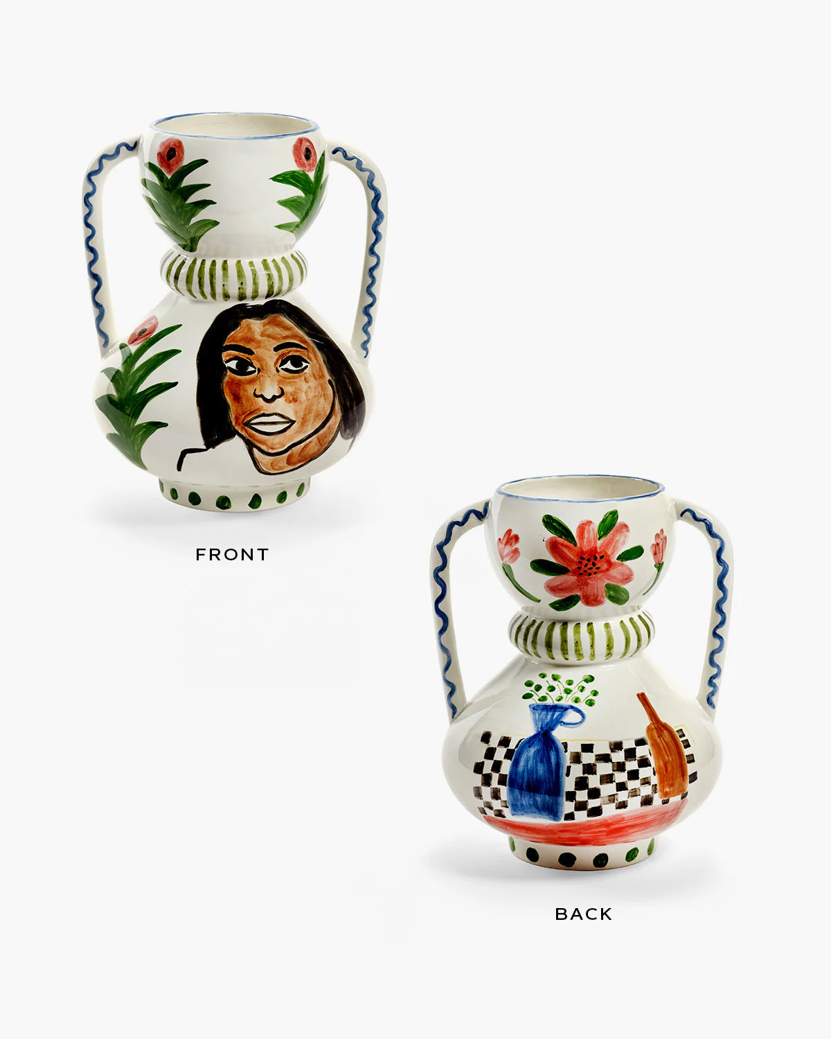Hand Painted Mamey Vase - Image 3