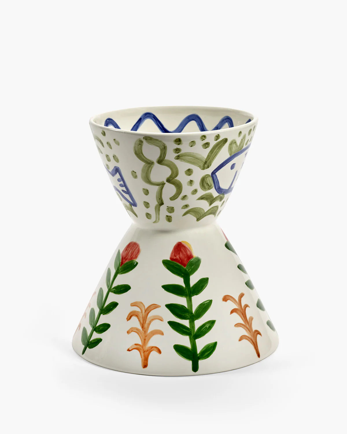 Hand Painted Aquaje Vase - Image 2