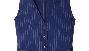 Fernando Buttoned Top in Blazer Blue, from Sessun