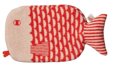 Finn Hot Water Bottle in Orange, from Donna Wilson