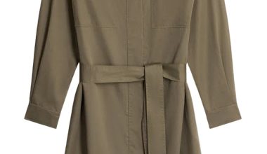 Gamba Dress in Khaki, from Vanessa Bruno