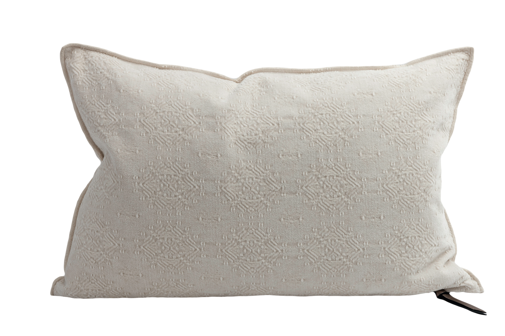 Kilim Jacquard Fior di Latte Pillow 16x24, from Maison De Vacances