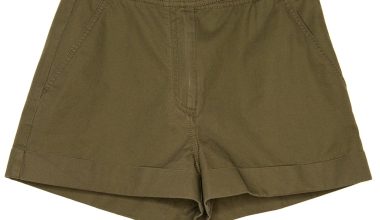 Ginny Shorts in Vegetal, from Vanessa Bruno