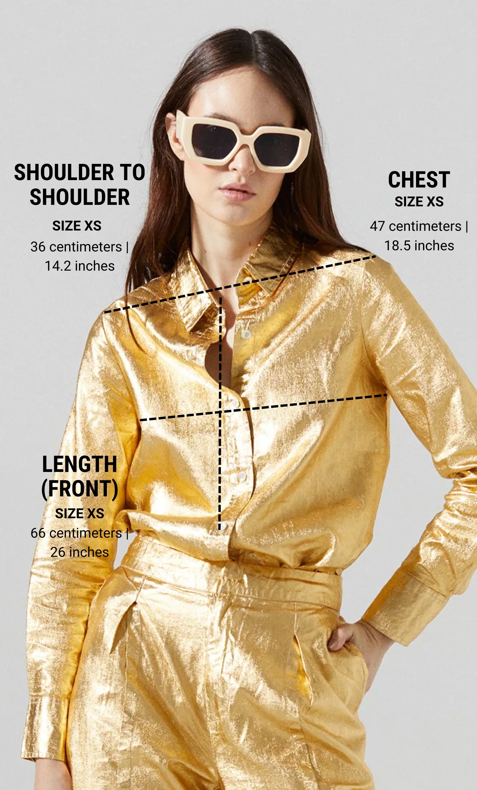 San Marino Gold Metallic Shirt, from Lanhtropy - Image 6