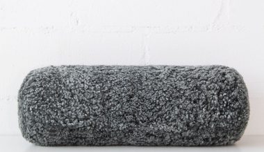 Bolster Cushion in Graphite