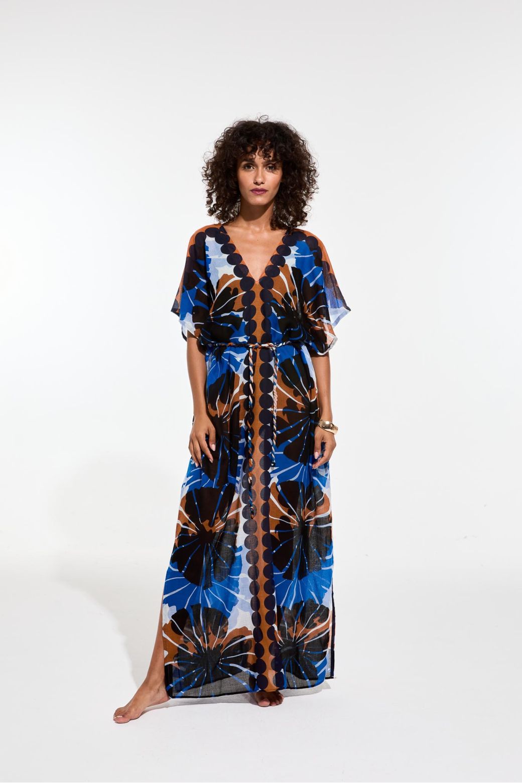 Hydra Pavot Dress in Blue, from Mapoesie - Image 2