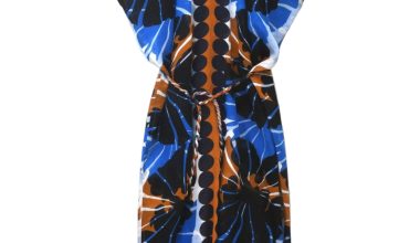 Hydra Pavot Dress in Blue, from Mapoesie