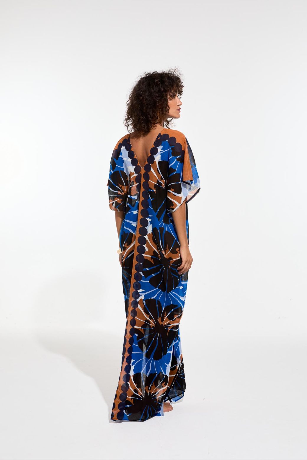 Hydra Pavot Dress in Blue, from Mapoesie - Image 3