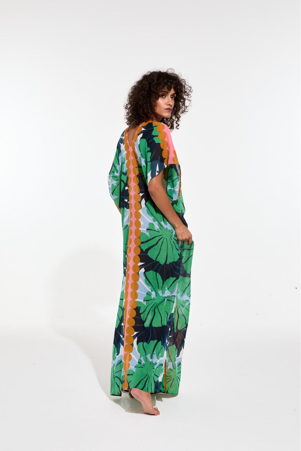 Hydra Pavot Dress in Green, from Mapoesie - Image 4