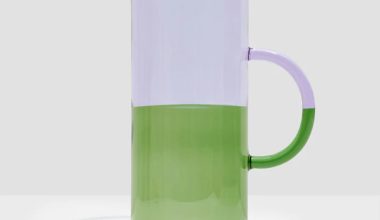Two Tone Pitcher in Lilac and Green