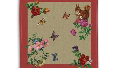 Hedgerow Bloom Napkin, from Avenida Home