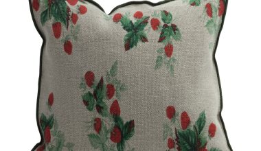 Wabi Sabi Les Fraises Pillow 26x26, from Maison de Vacances