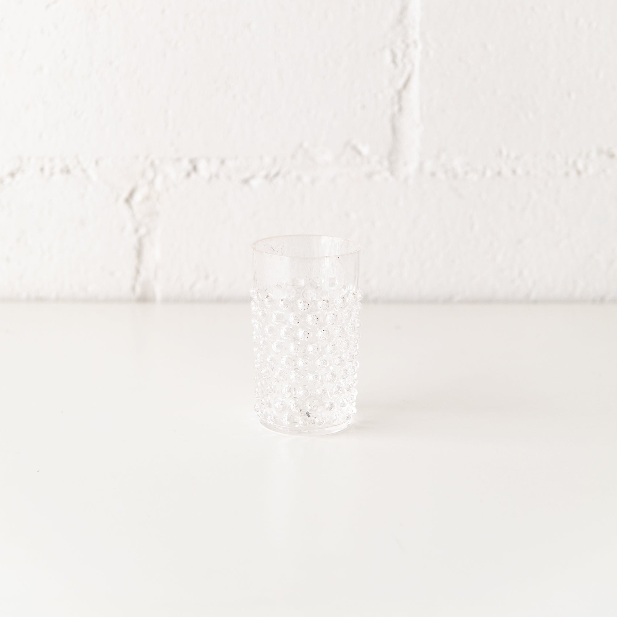 Hobnail Glass in Crystal