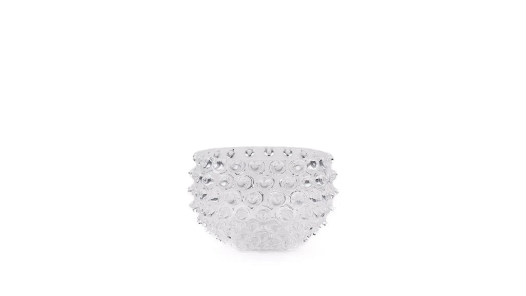 Hobnail Tapas Bowl in Crystal