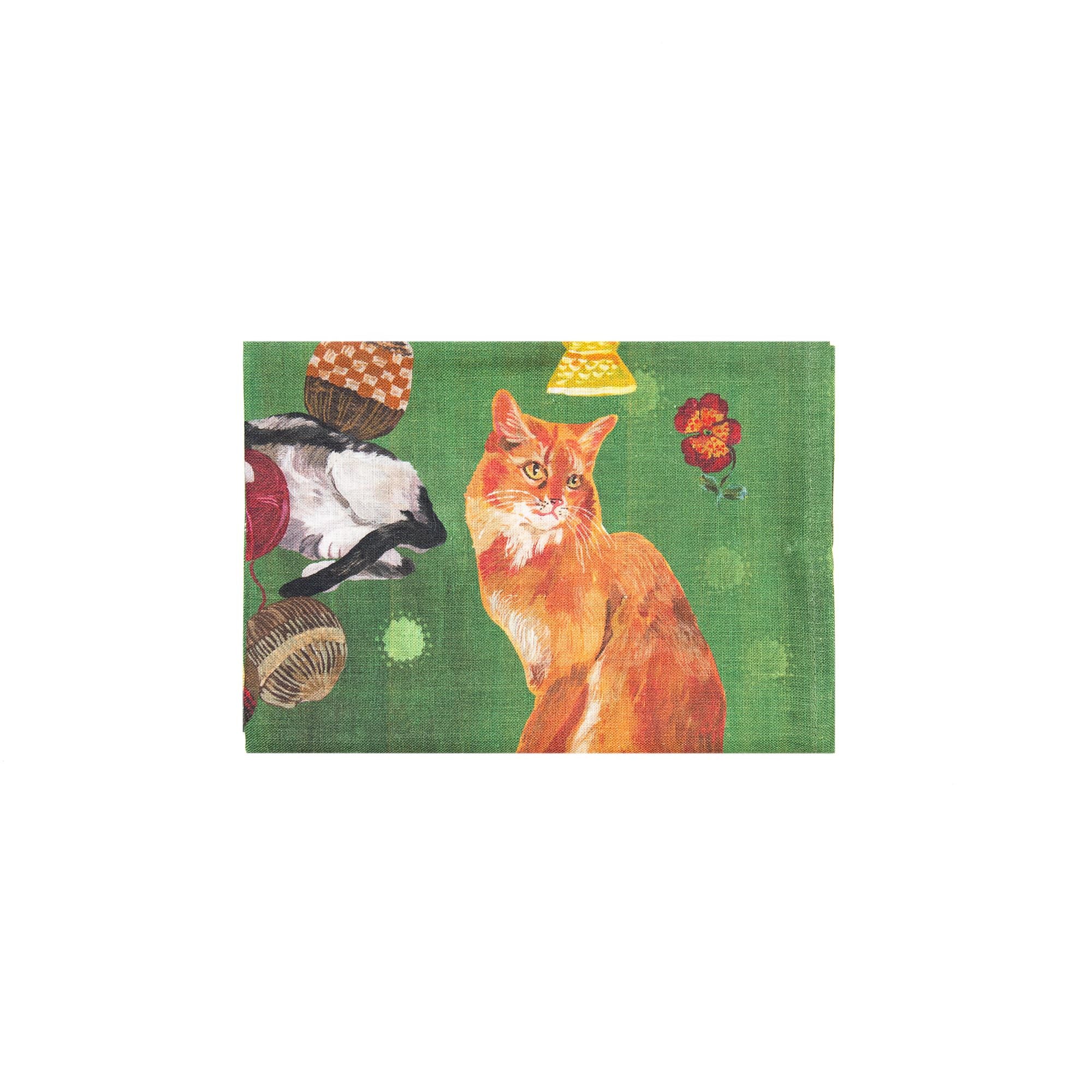 Les Chats Tea Towel, from Avenida Home - Image 3