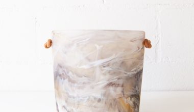 Ice Bucket in Mocha Swirl, from Nashi Home