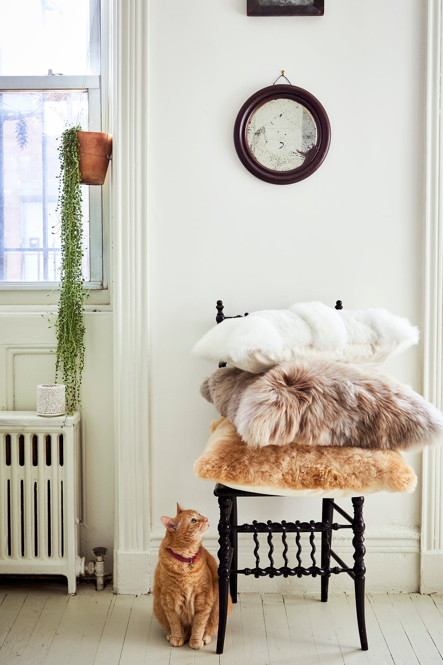 Alpaca Pillow in Crema - Image 2