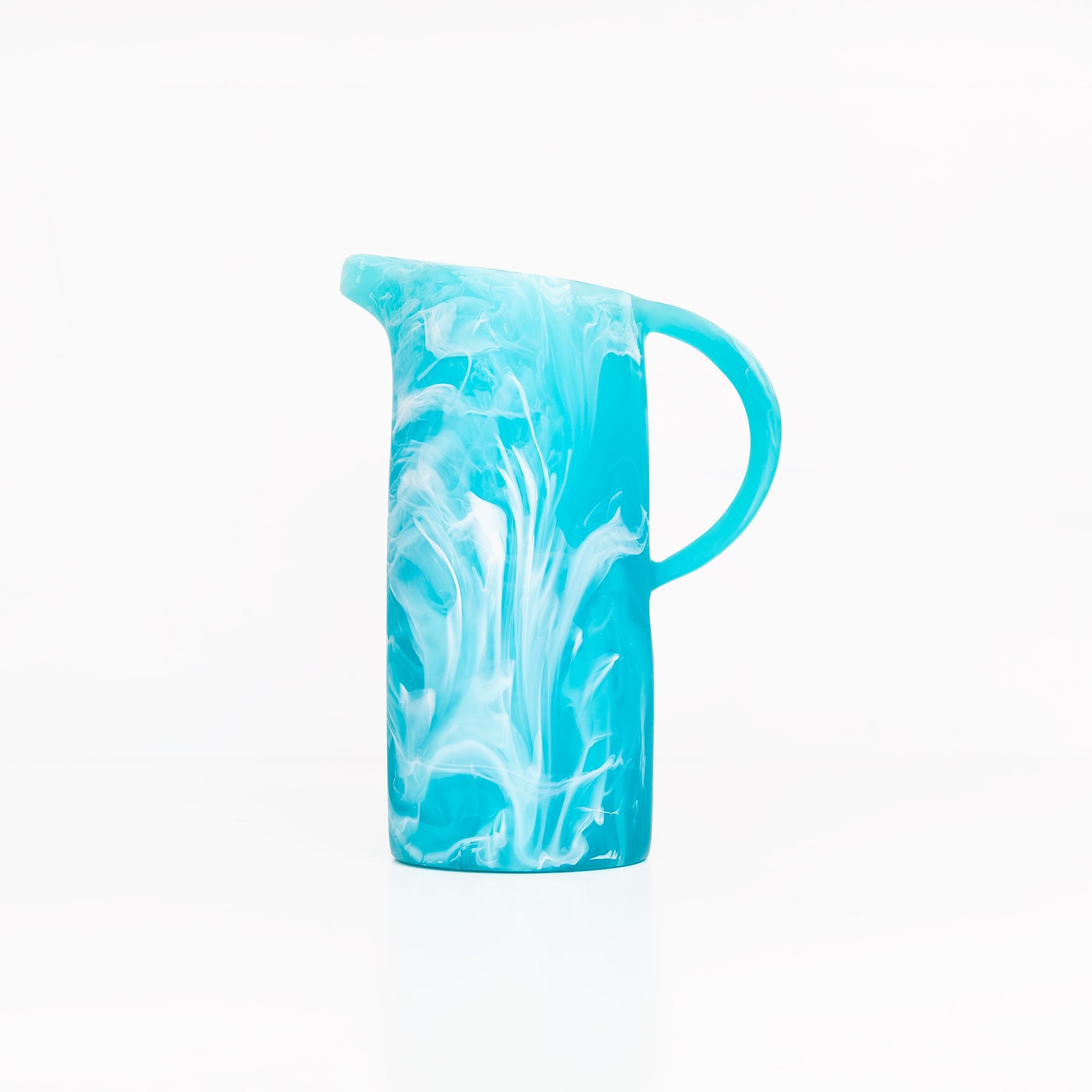Classical Jug in Aqua Swirl, from Nashi Home