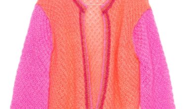 Jour Cardigan in Pink & Blush, from Rose Carmine