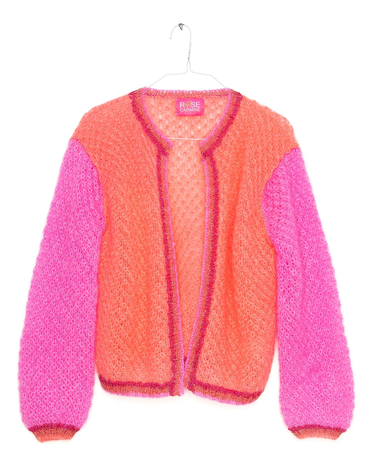 Jour Cardigan in Pink & Blush, from Rose Carmine