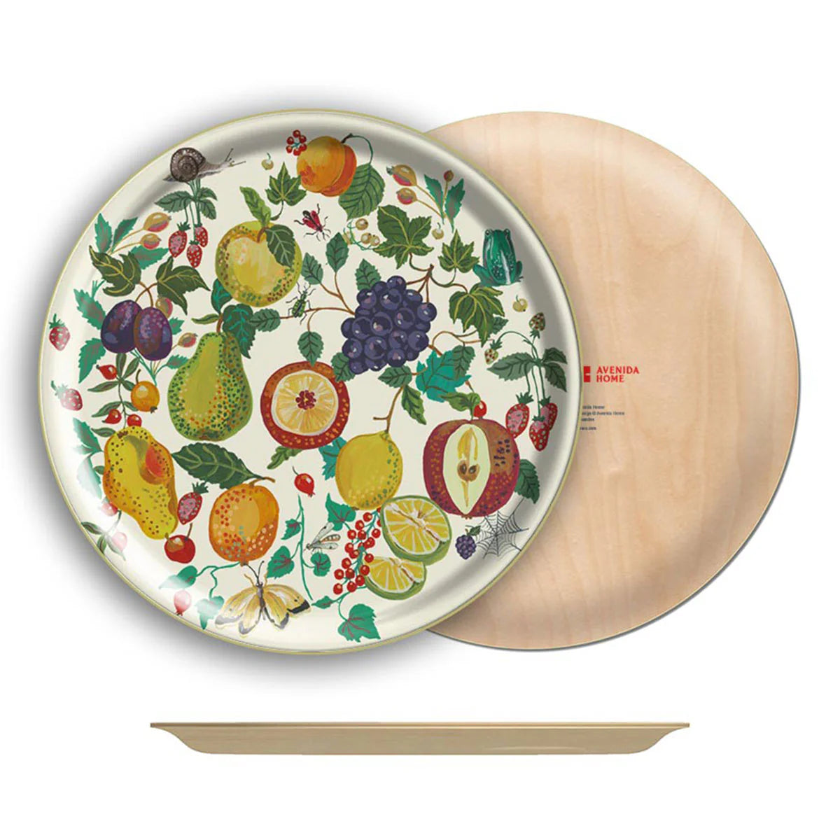 Jardin Gourmond Round Tray, from Avenida Home - Image 2