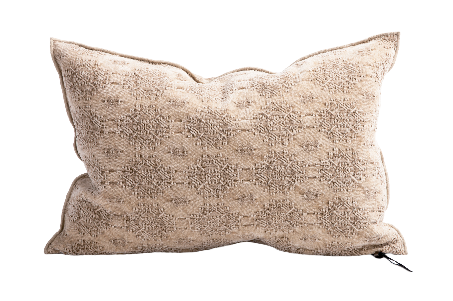Kilim Jacquard Pillow 16x24 in Nude, from Maison De Vacances