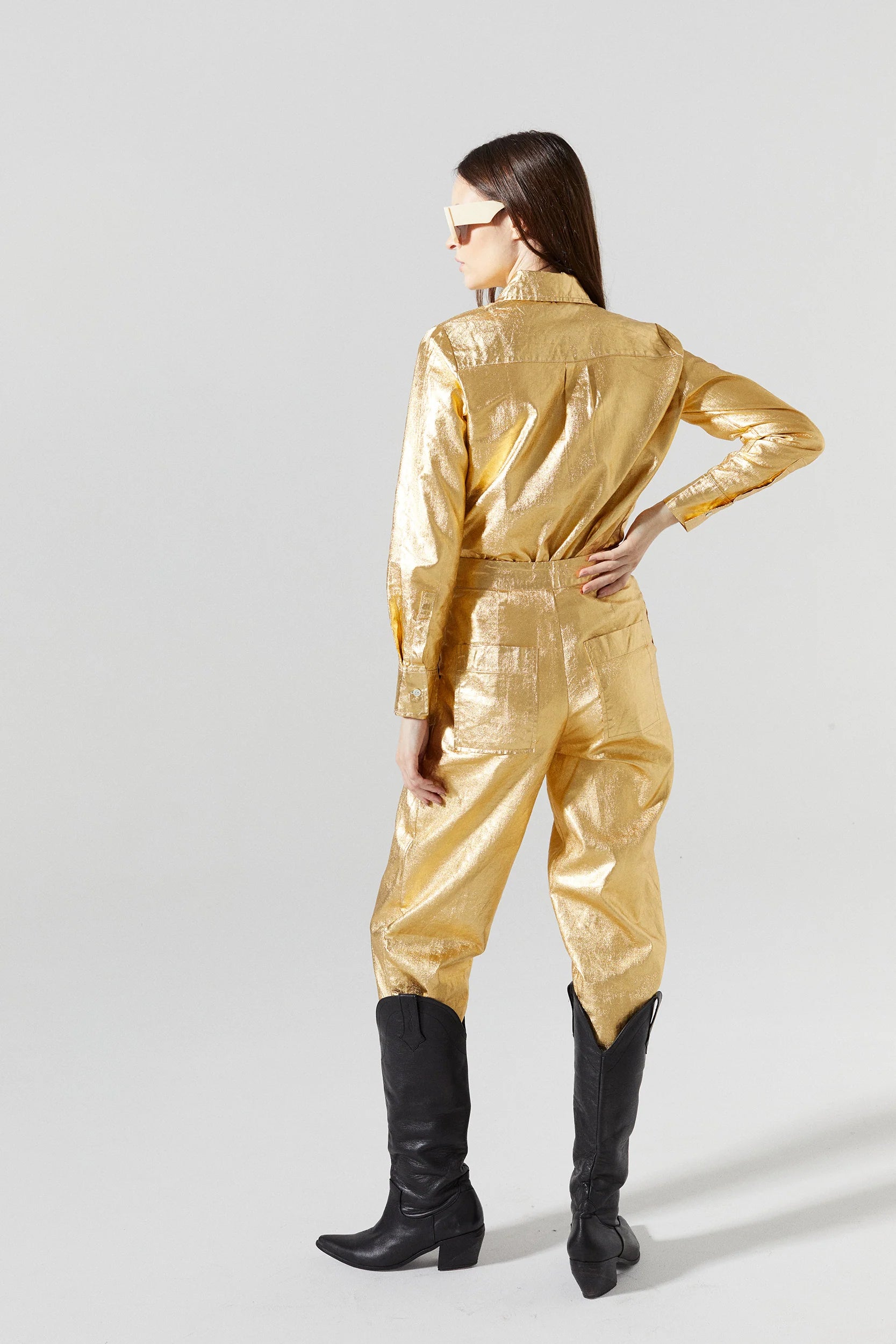 San Marino Gold Metallic Shirt, from Lanhtropy - Image 5