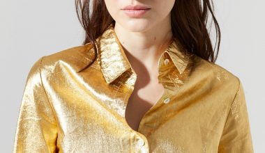 San Marino Gold Metallic Shirt, from Lanhtropy