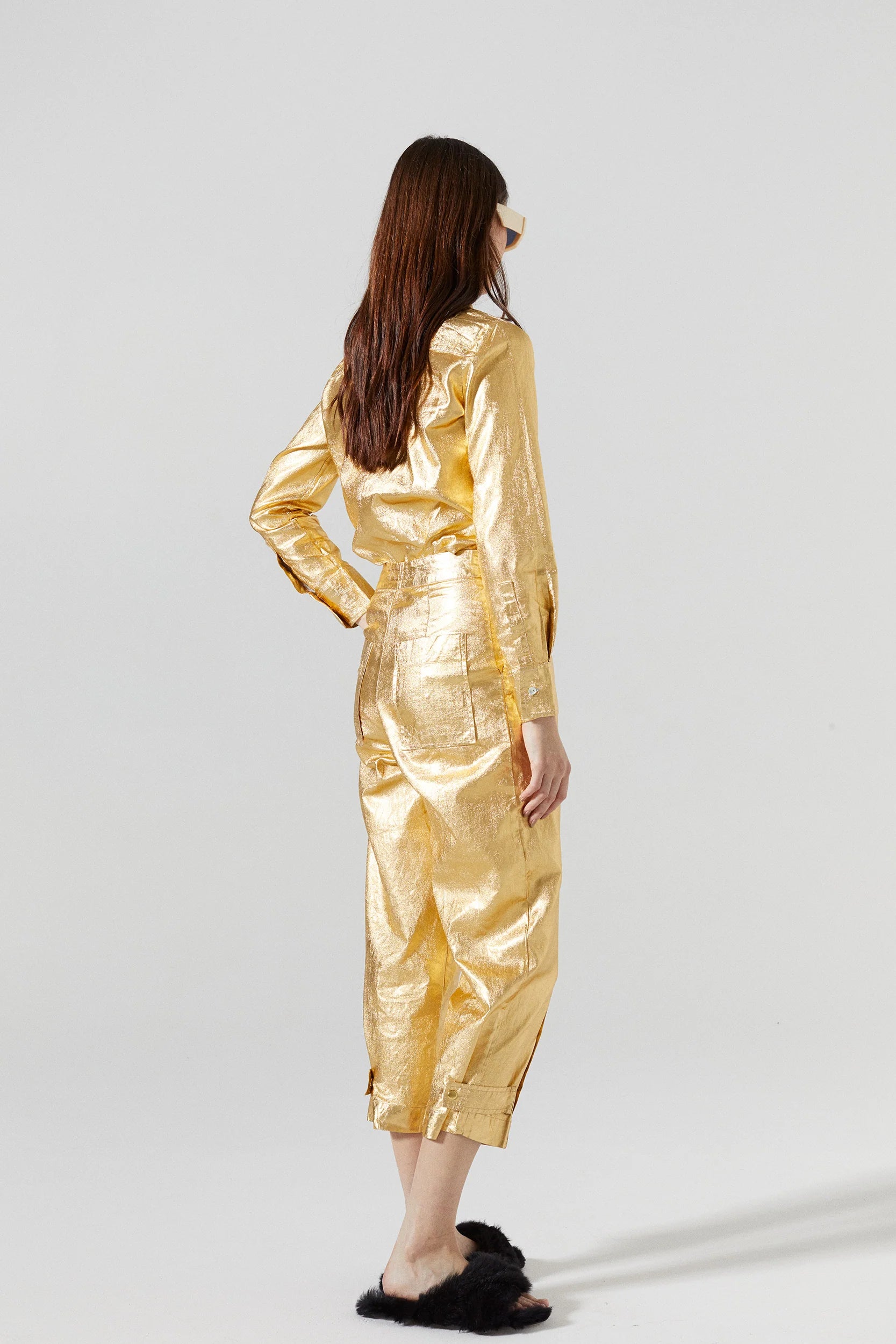 San Marino Gold Metallic Shirt, from Lanhtropy - Image 4