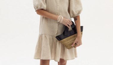 Carmela Linen Dress in Natural, from Lanhtropy