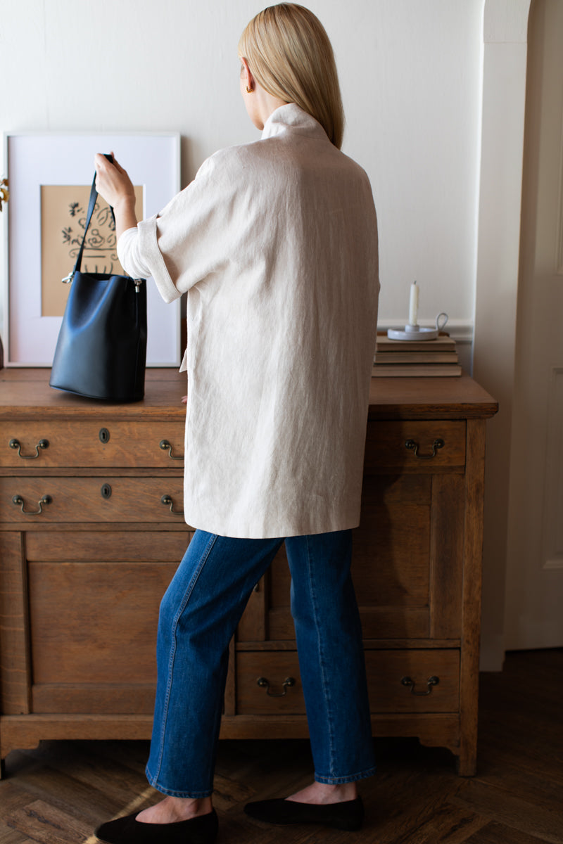 Beach Linen Layering Jacket, from Emerson Fry - Image 3