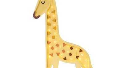 Little Lights Giraffe Lamp in Yellow