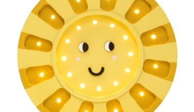Little Lights Sunshine Lamp in Summer Yellow