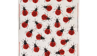 Lady Bug Suzani Kilim Rug