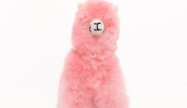 Small Llama in Light Pink