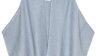 Lose Bella Cardigan in Chalk Blue, from Wehve