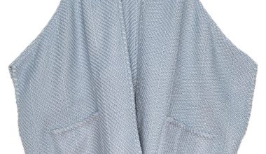 Lose Billy Cardigan in Chalk Blue, from Wehve