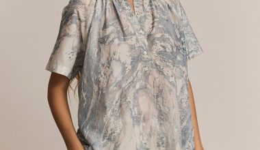 Perry Shirt in Blue Marble, from M.Patmos